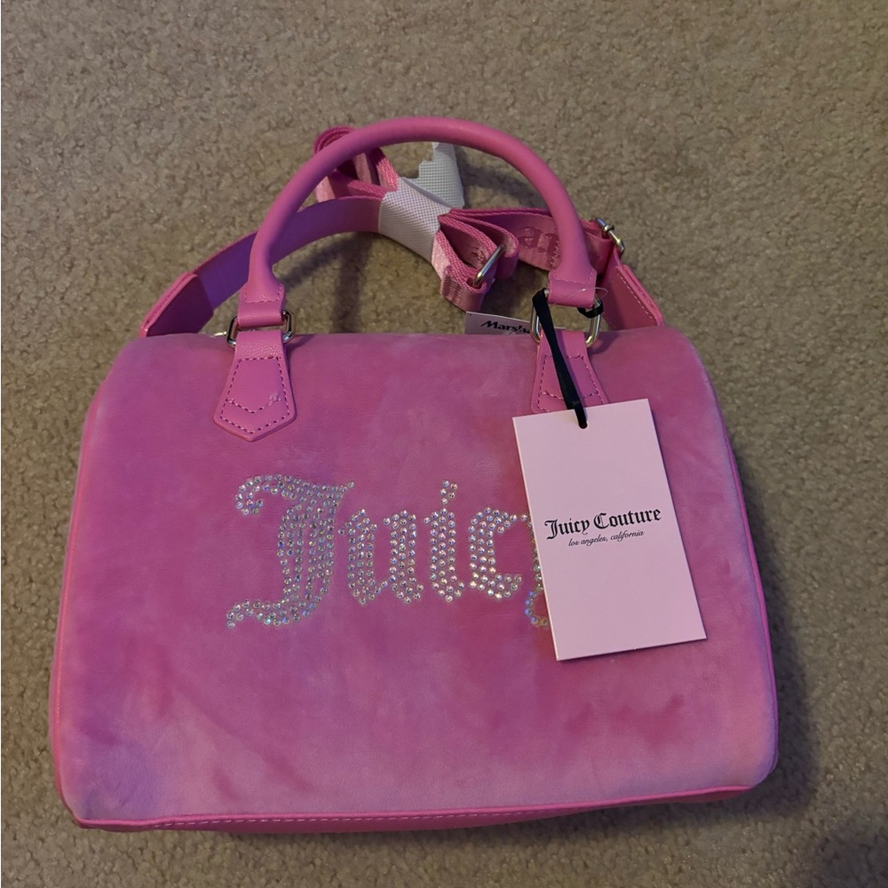 NWT Juicy Couture Obsession Satchel in Hot Pink